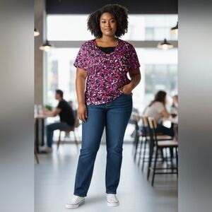 Cowl Neckline Layered Top